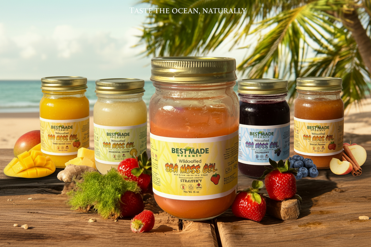 Wildcrafted Sea Moss Gel — Best Made Organic | Raw, Alkaline, Vegan