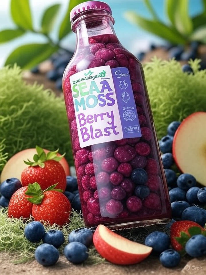 Sea Moss Berry Blast – 12 oz