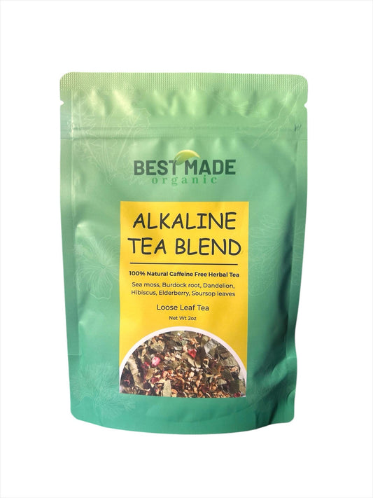 Alkaline Tea Blend - Sea moss , Burdock, Dandelion, Elderberry, Hibiscus & Soursop Leaves