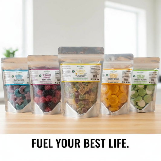 Sea moss herbal and fruit gummies